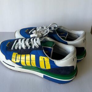 Polo Ralph Lauren Men's Train 89 Leather Canvas Trainer Shoes Sneakers Timeless